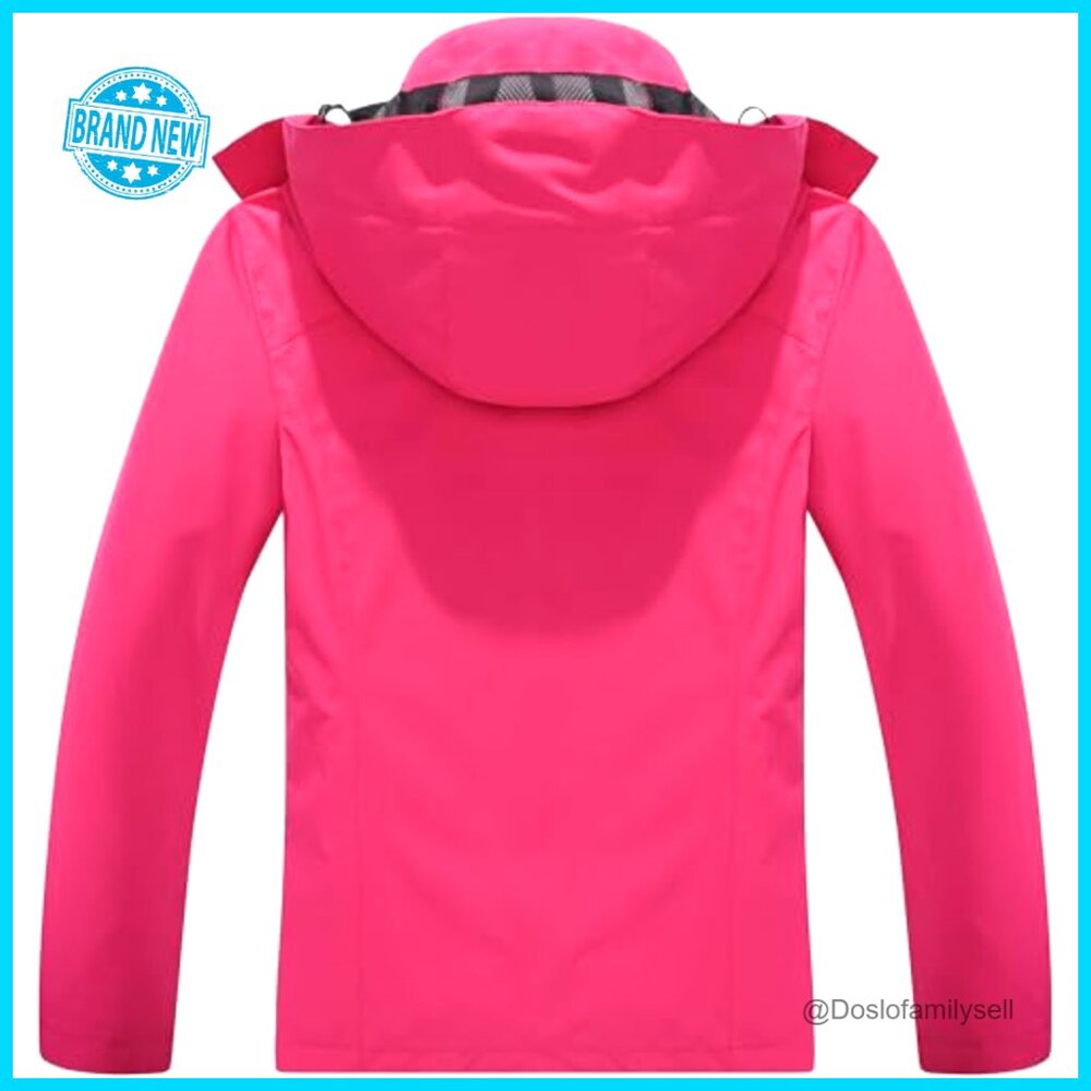 Lightweight Waterproof Rain Jacket Detachable Hoo… - image 3